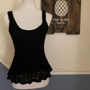 Pins and Needles Daisy Peplum Top